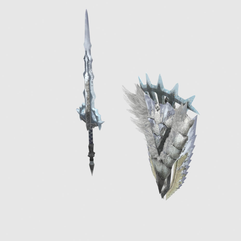 Raging Wolf Fang - Monster Hunter World 3D Model