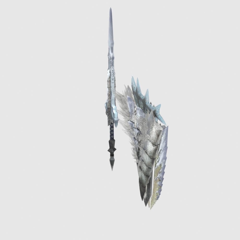 Raging Wolf Fang - Monster Hunter World 3D Model