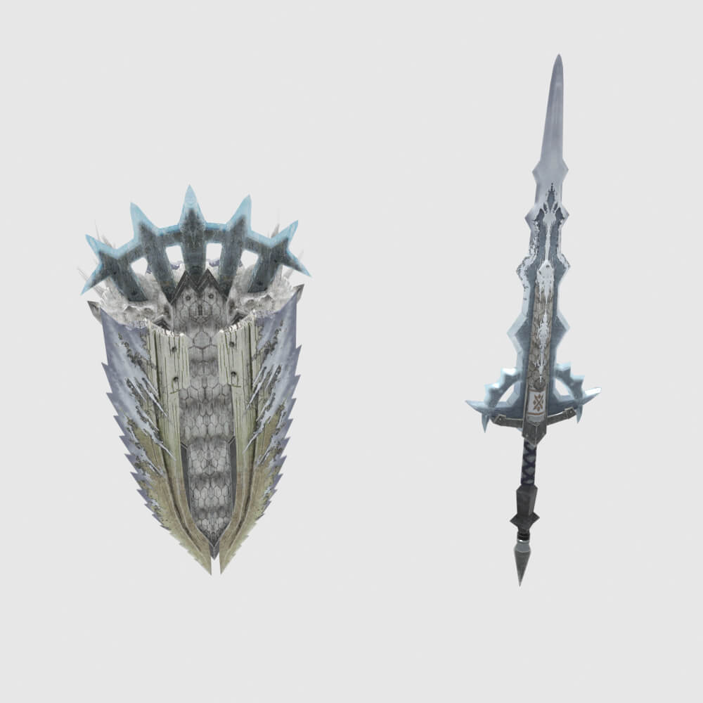 Raging Wolf Fang - Monster Hunter World 3D Model