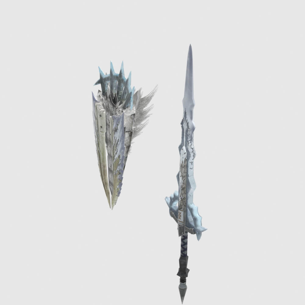 Raging Wolf Fang - Monster Hunter World 3D Model