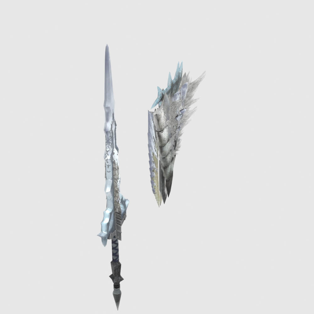 Raging Wolf Fang - Monster Hunter World 3D Model
