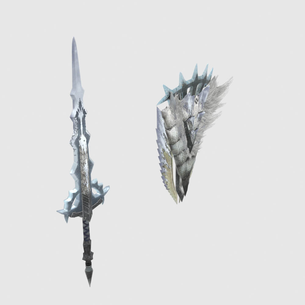 Raging Wolf Fang - Monster Hunter World 3D Model