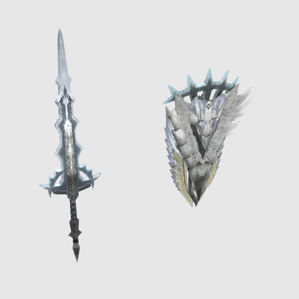 Raging Wolf Fang - Monster Hunter World 3D Model