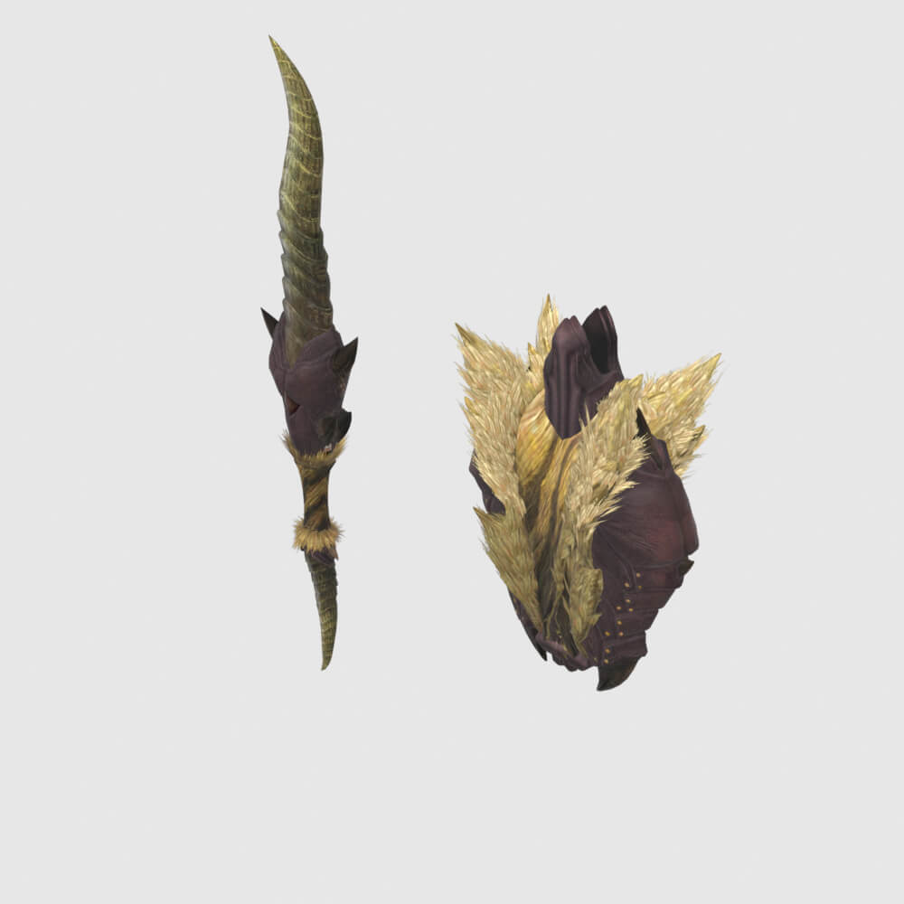 Rajang Beastblade Ikazuchi - Monster Hunter World 3D Model