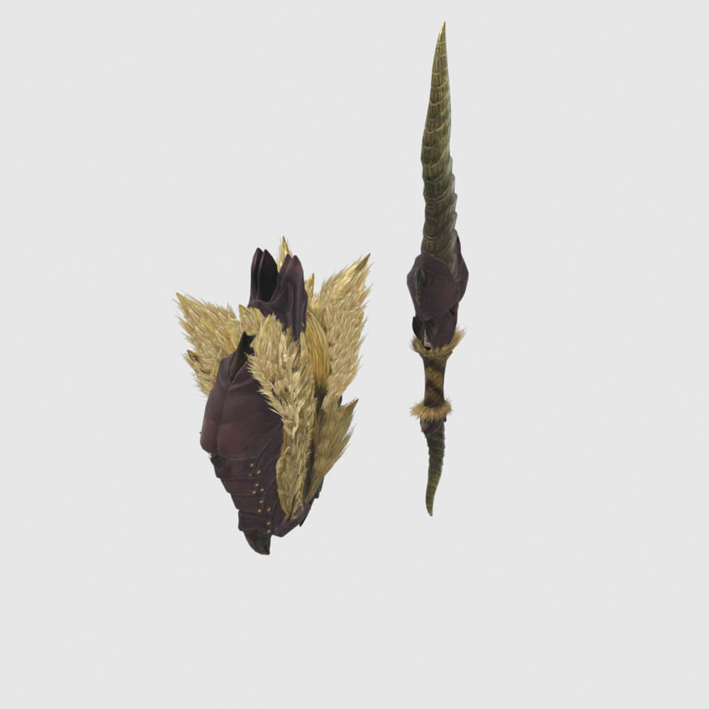 Rajang Beastblade Ikazuchi - Monster Hunter World 3D Model