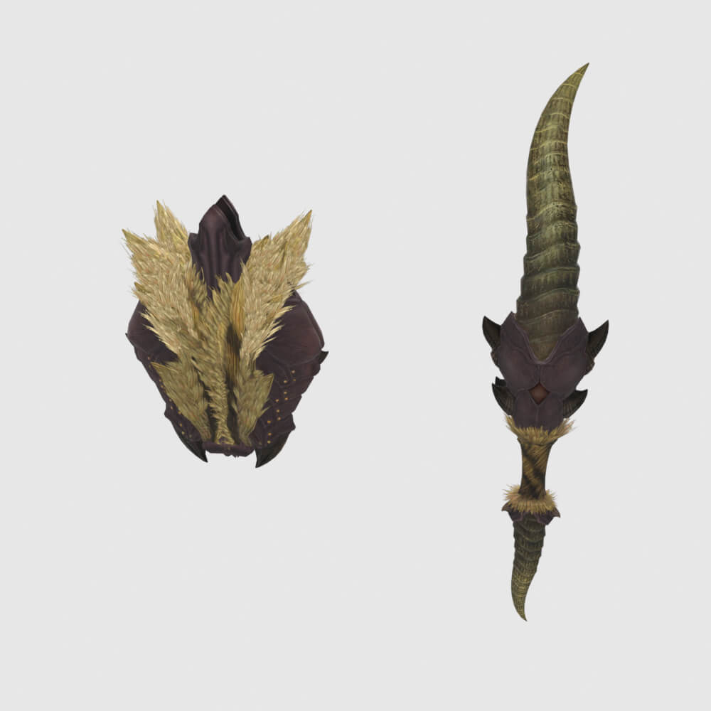 Rajang Beastblade Ikazuchi - Monster Hunter World 3D Model