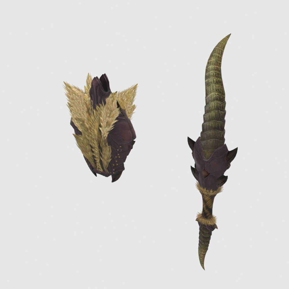 Rajang Beastblade Ikazuchi - Monster Hunter World 3D Model