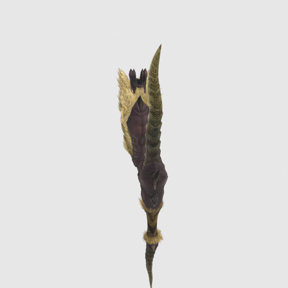 Rajang Beastblade Ikazuchi - Monster Hunter World 3D Model