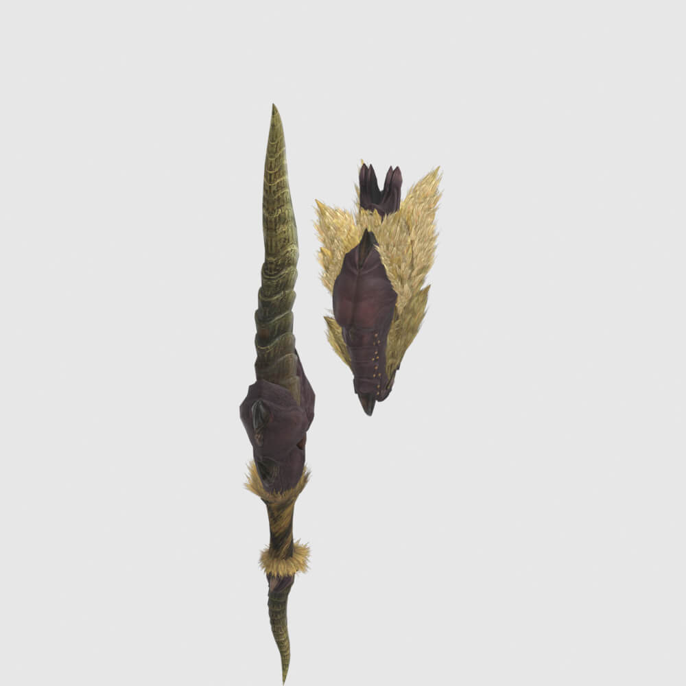 Rajang Beastblade Ikazuchi - Monster Hunter World 3D Model