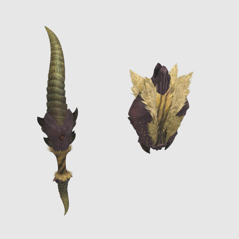 Rajang Beastblade Ikazuchi - Monster Hunter World 3D Model