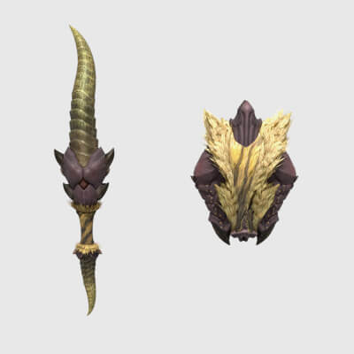 Rajang Beastblade Ikazuchi - Monster Hunter World