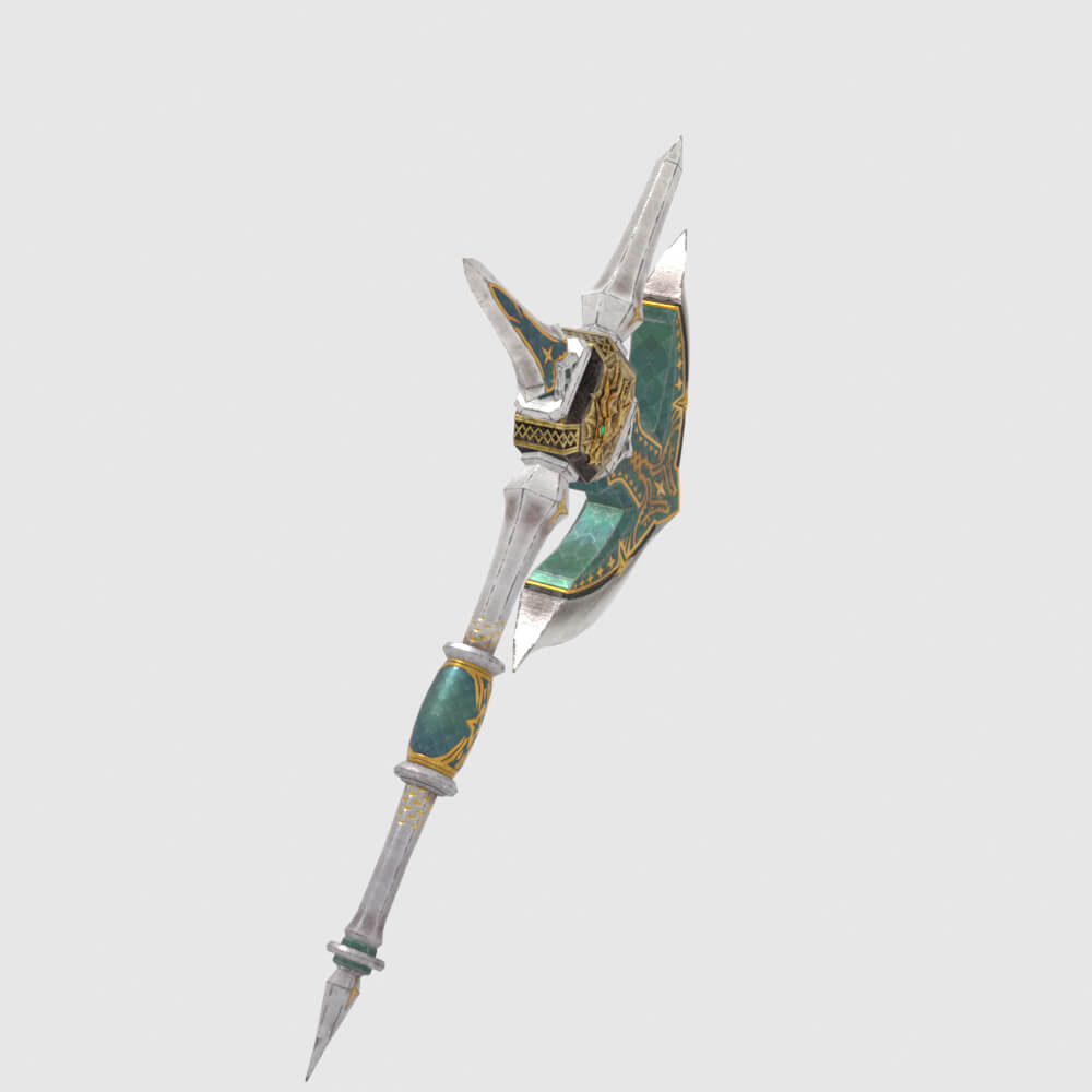 Royal Cross Mace - Monster Hunter World 3D Model