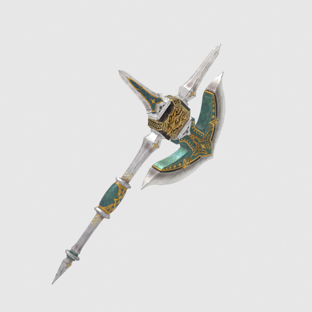 Royal Cross Mace - Monster Hunter World 3D Model