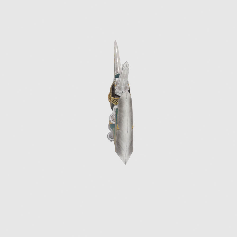 Royal Cross Mace - Monster Hunter World 3D Model