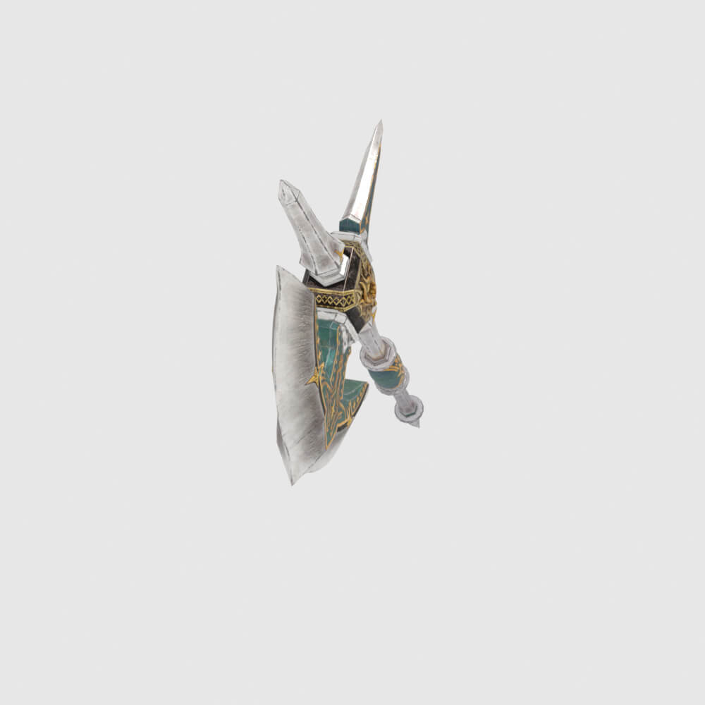 Royal Cross Mace - Monster Hunter World 3D Model