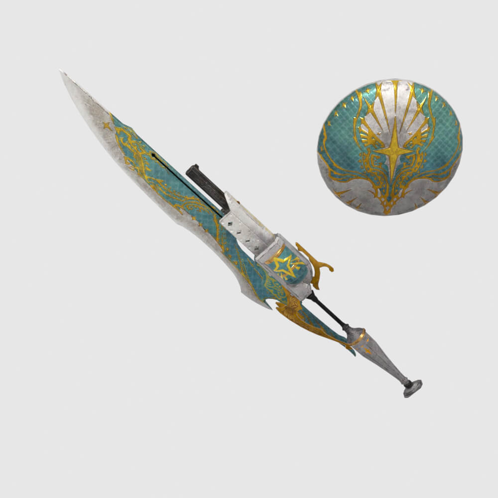Royal Guard Striker - Monster Hunter World 3D Model