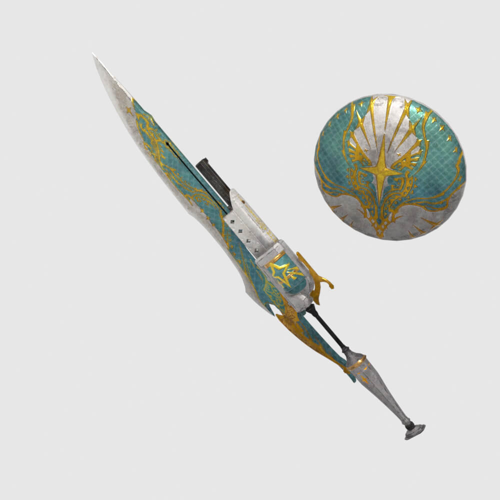 Royal Guard Striker - Monster Hunter World 3D Model
