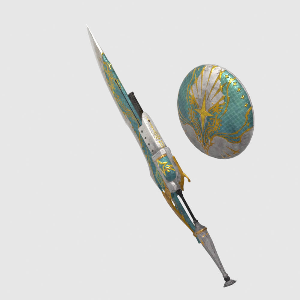 Royal Guard Striker - Monster Hunter World 3D Model