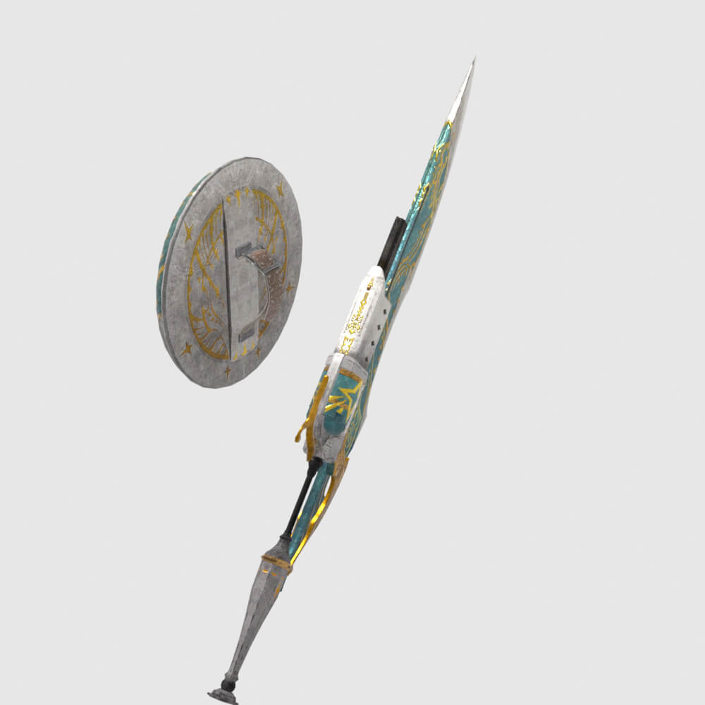 Royal Guard Striker - Monster Hunter World 3D Model
