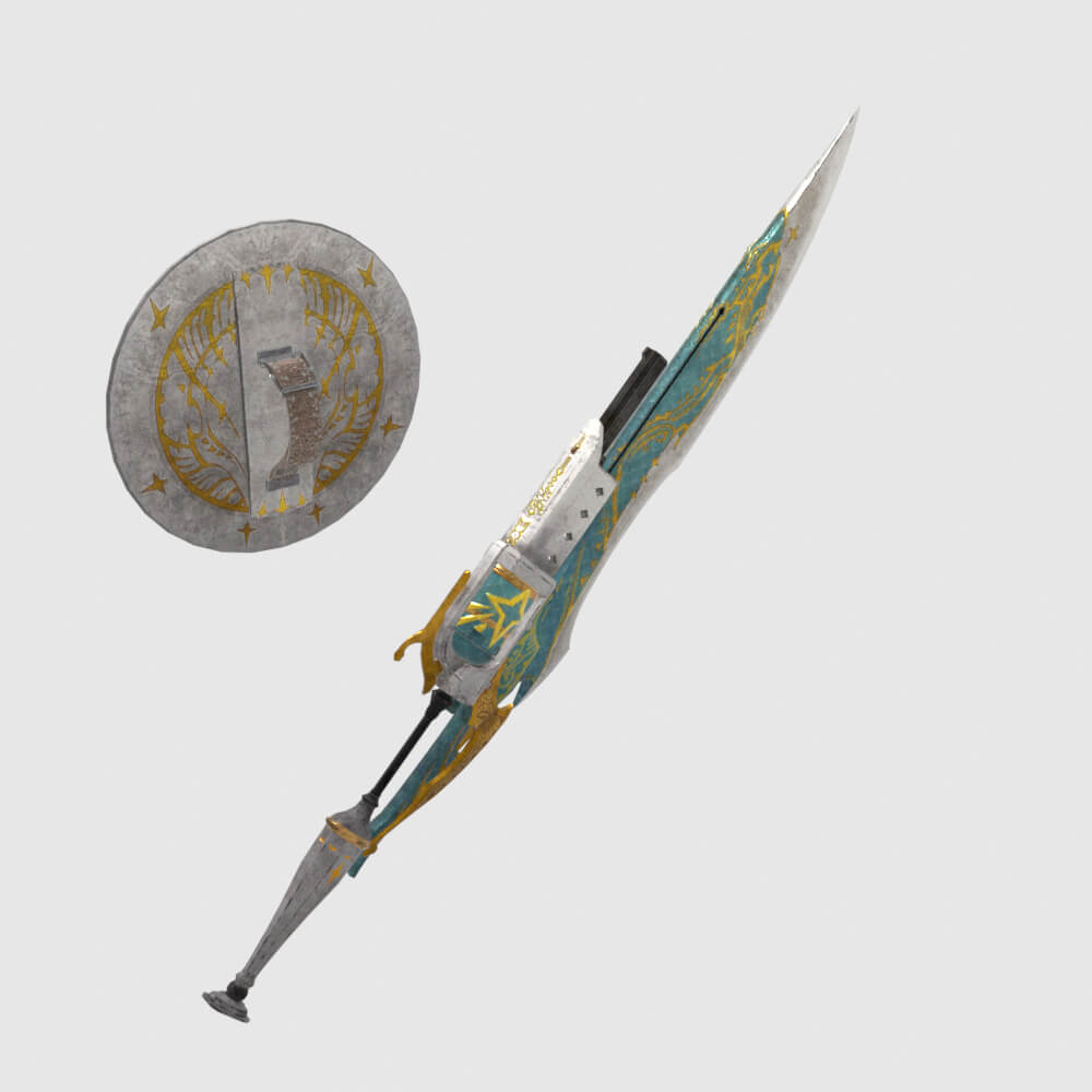 Royal Guard Striker - Monster Hunter World 3D Model