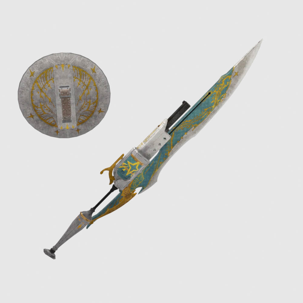 Royal Guard Striker - Monster Hunter World 3D Model