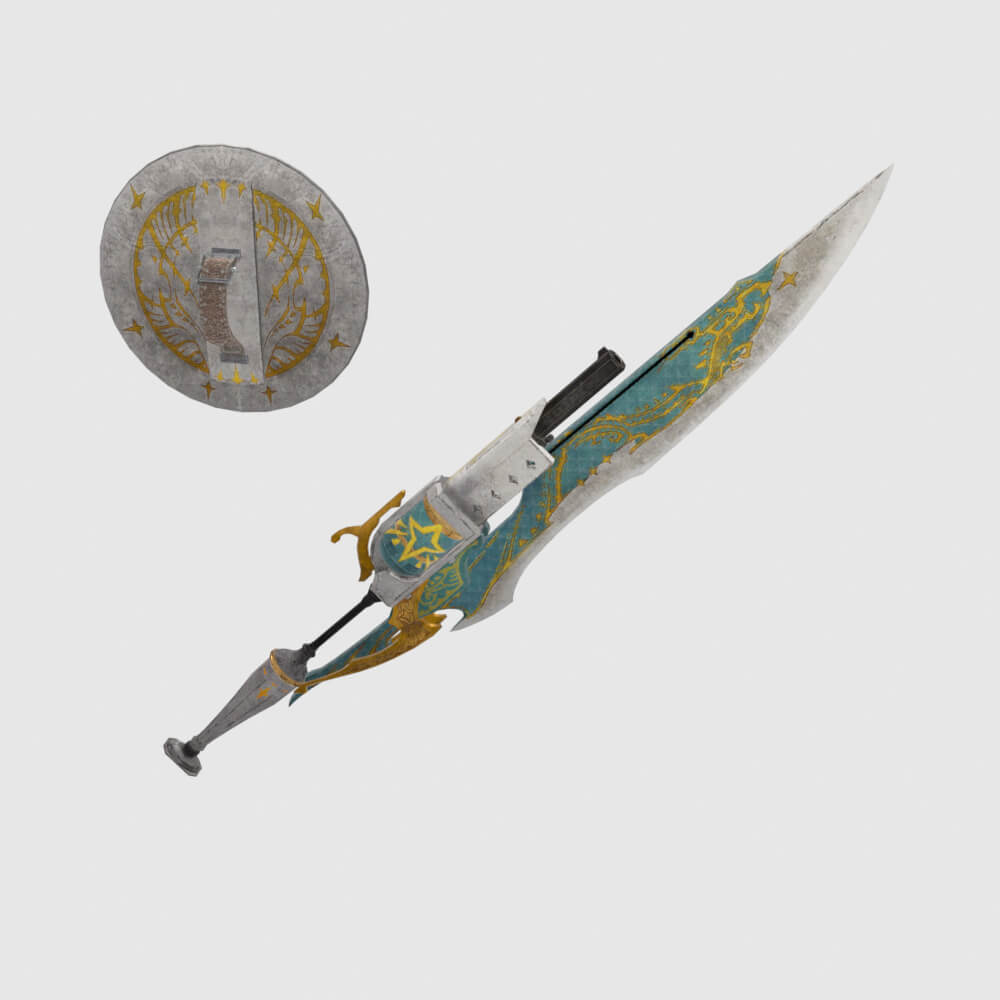 Royal Guard Striker - Monster Hunter World 3D Model