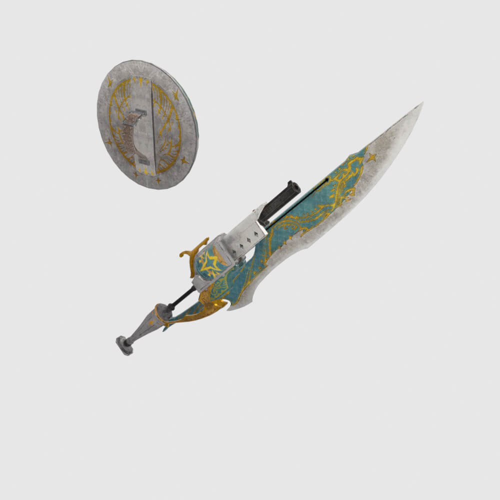Royal Guard Striker - Monster Hunter World 3D Model