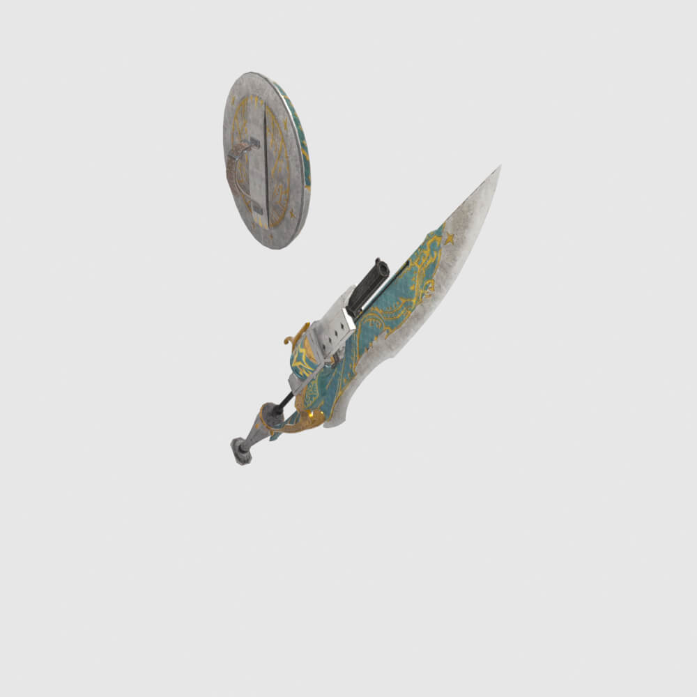 Royal Guard Striker - Monster Hunter World 3D Model