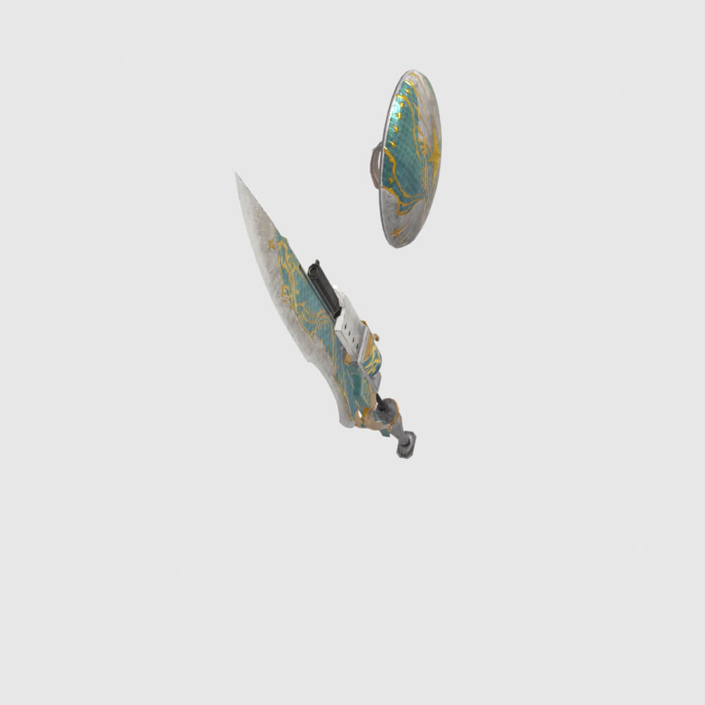 Royal Guard Striker - Monster Hunter World 3D Model