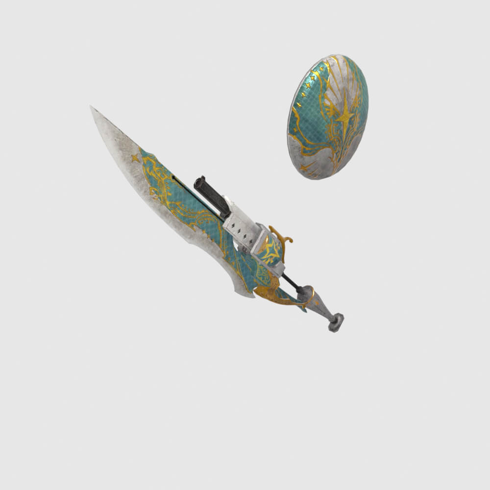 Royal Guard Striker - Monster Hunter World 3D Model