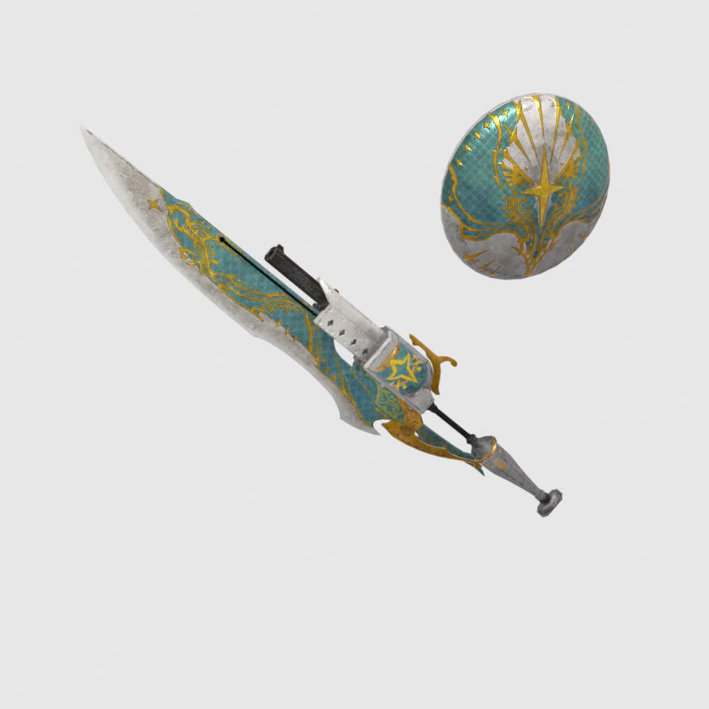 Royal Guard Striker - Monster Hunter World 3D Model