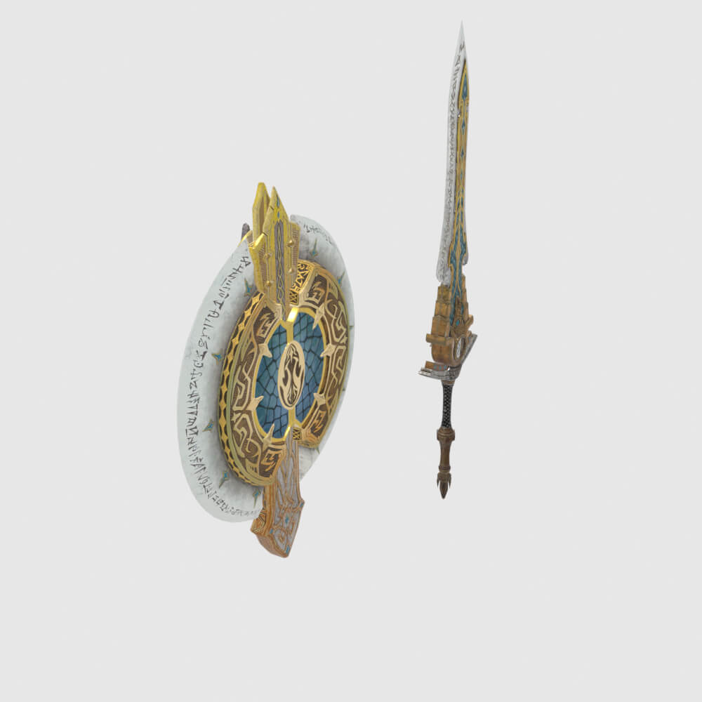 Royal Star Shield - Monster Hunter World 3D Model
