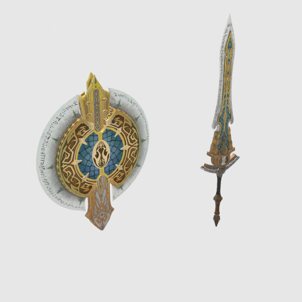 Royal Star Shield - Monster Hunter World 3D Model