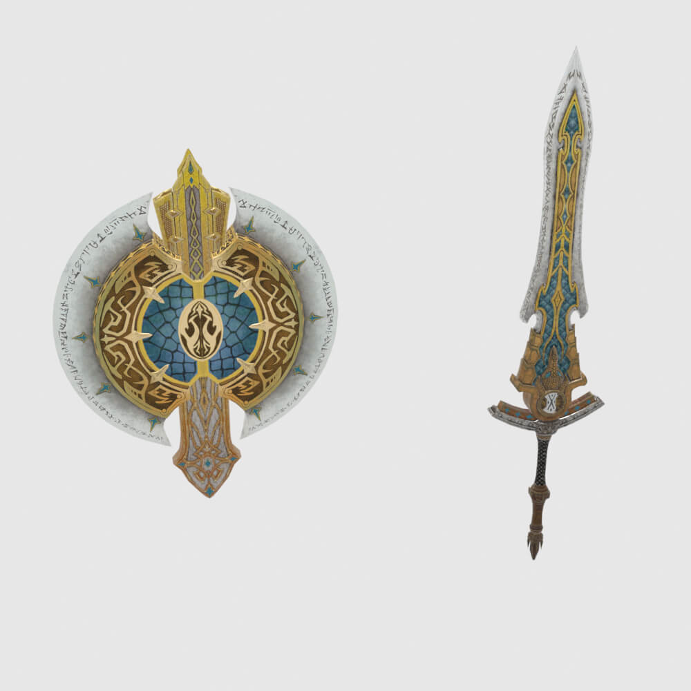 Royal Star Shield - Monster Hunter World 3D Model