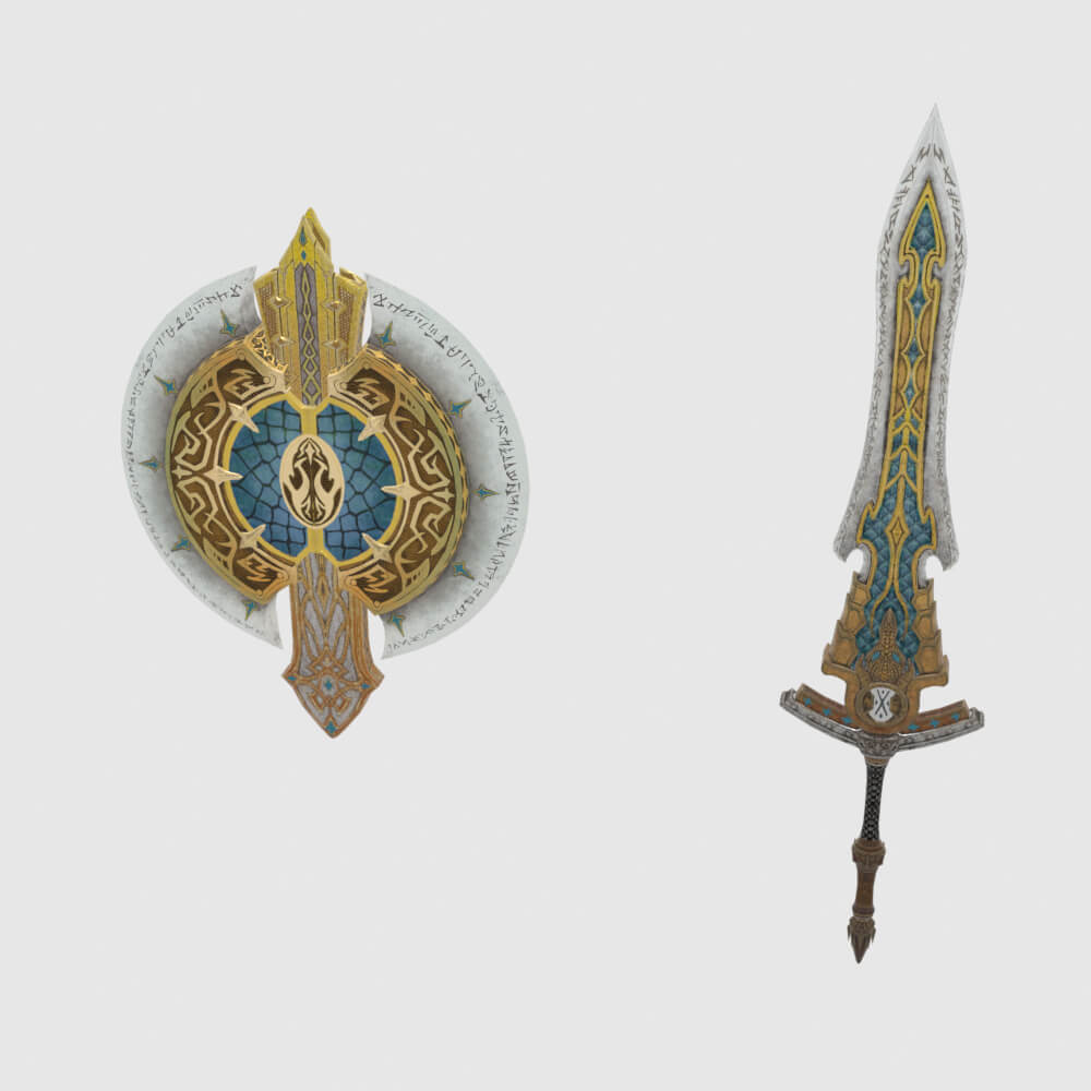Royal Star Shield - Monster Hunter World 3D Model
