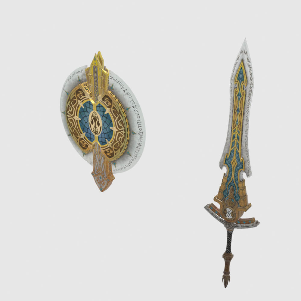 Royal Star Shield - Monster Hunter World 3D Model