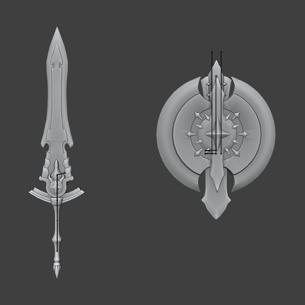 Royal Star Shield - Monster Hunter World 3D Model