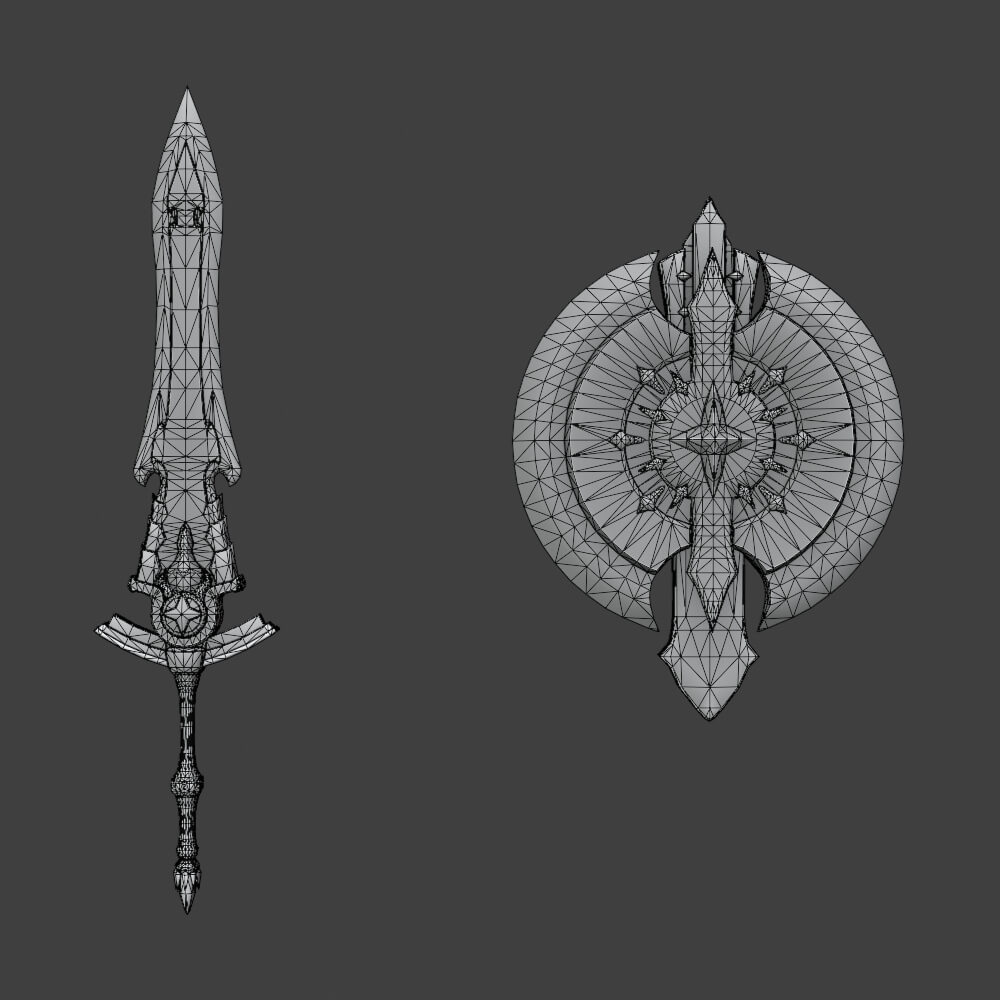 Royal Star Shield - Monster Hunter World 3D Model