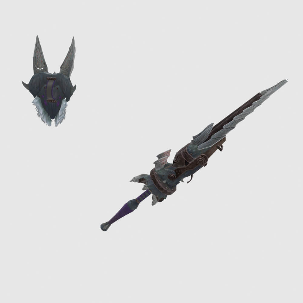 Stygian Avaritia - Monster Hunter World 3D Model