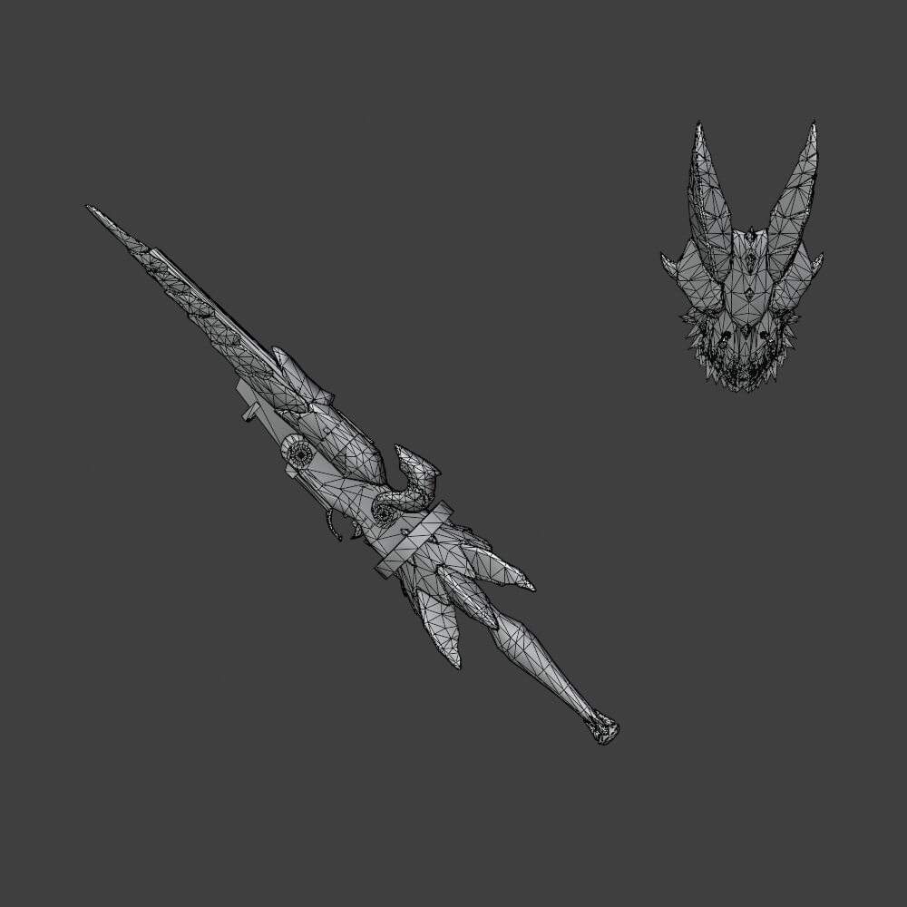 Stygian Avaritia - Monster Hunter World 3D Model