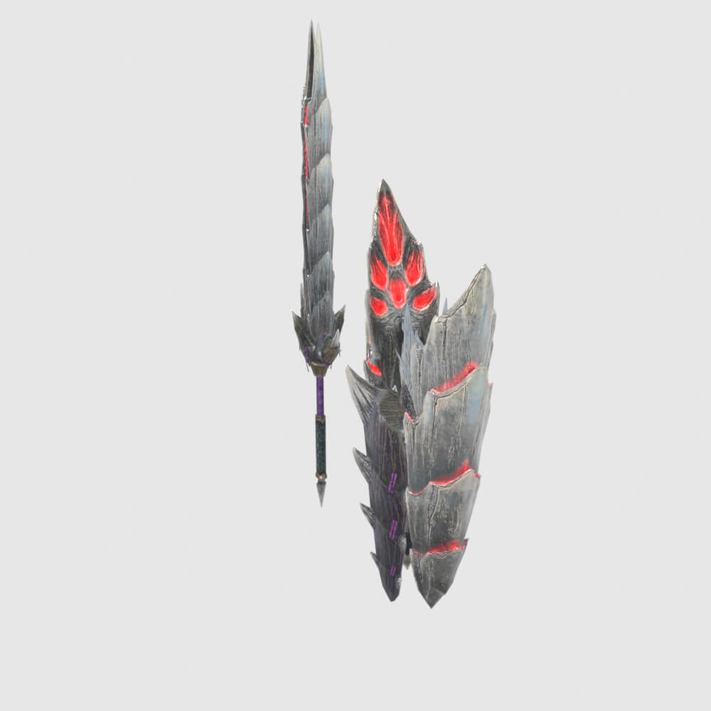 Stygian Maledicta - Monster Hunter World 3D Model