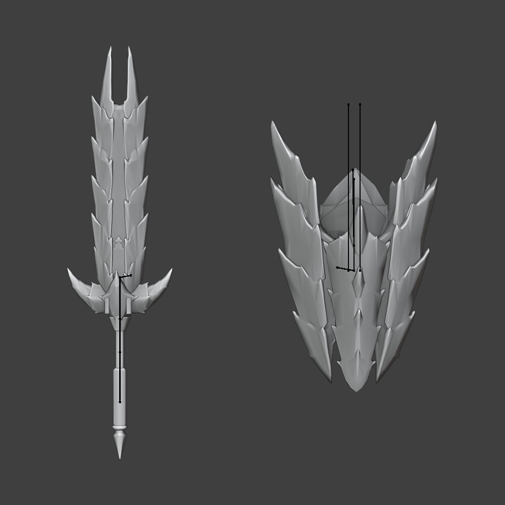 Stygian Maledicta - Monster Hunter World 3D Model