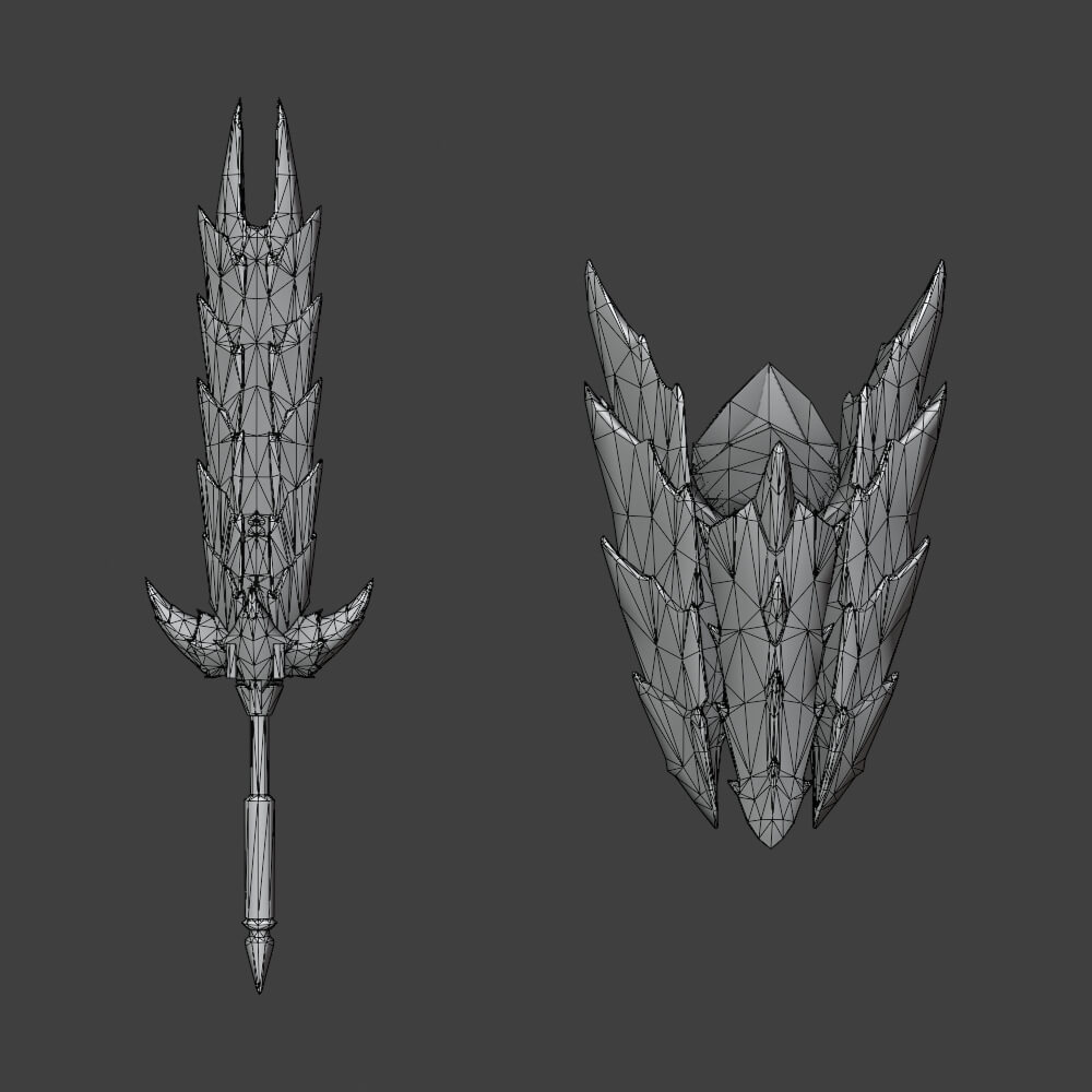 Stygian Maledicta - Monster Hunter World 3D Model