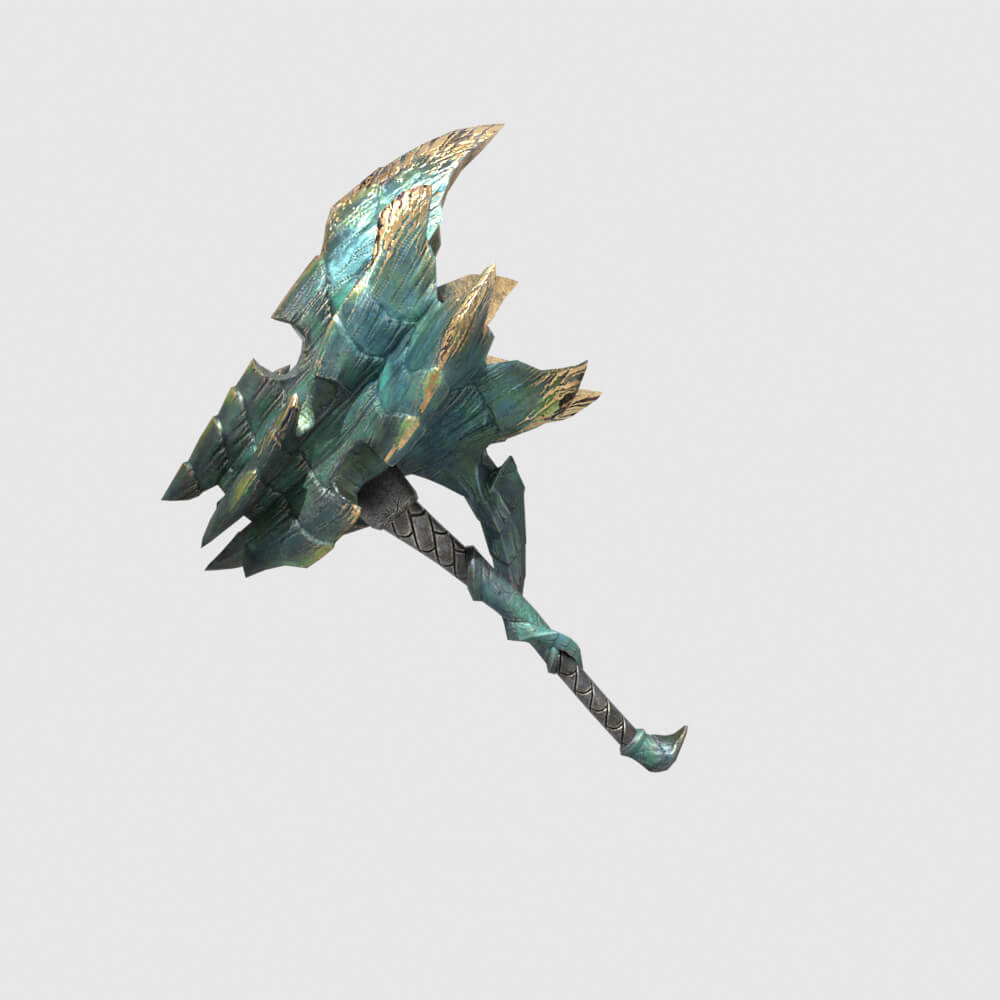 The Grinding Mallet - Monster Hunter World 3D Model