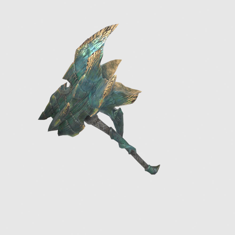 The Grinding Mallet - Monster Hunter World 3D Model
