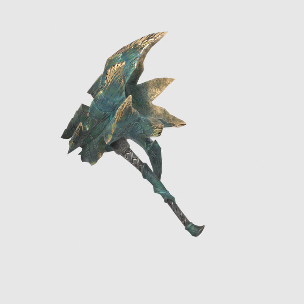 The Grinding Mallet - Monster Hunter World 3D Model