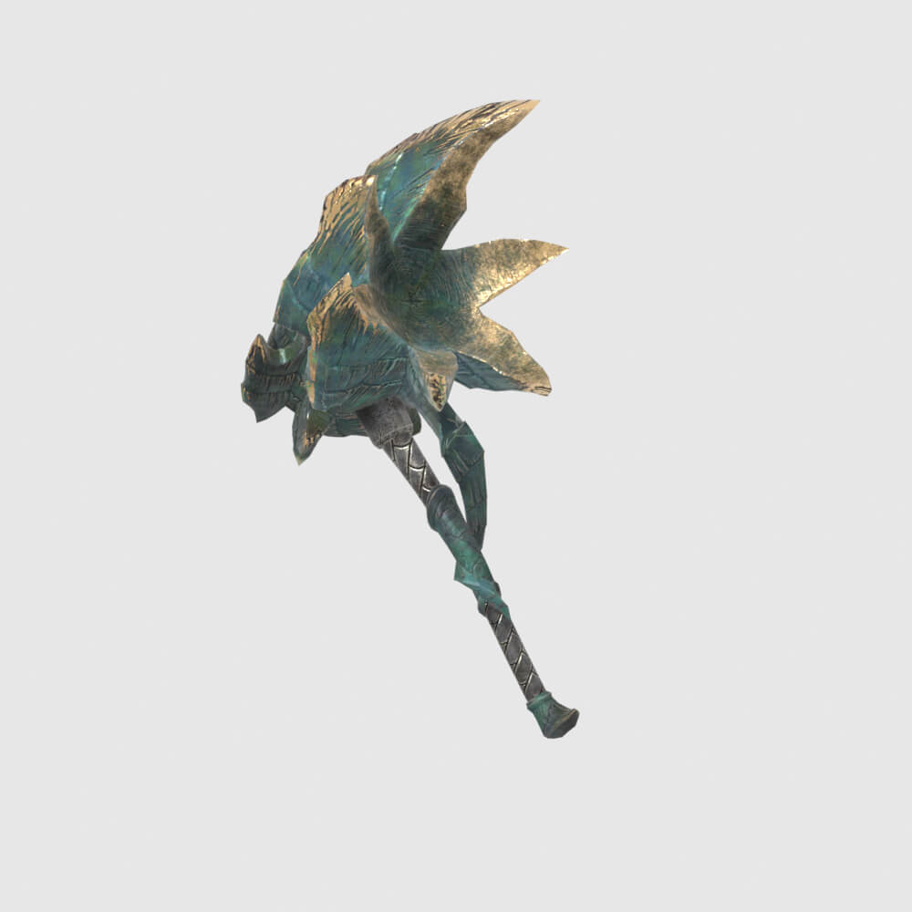 The Grinding Mallet - Monster Hunter World 3D Model