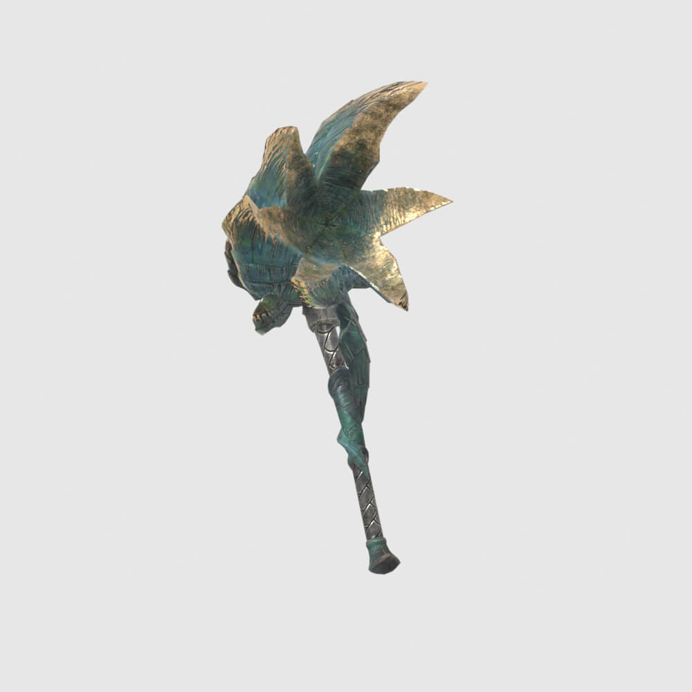 The Grinding Mallet - Monster Hunter World 3D Model