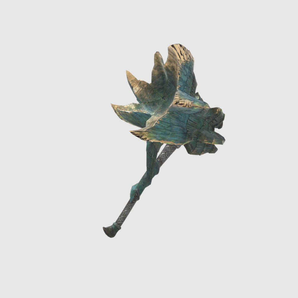 The Grinding Mallet - Monster Hunter World 3D Model