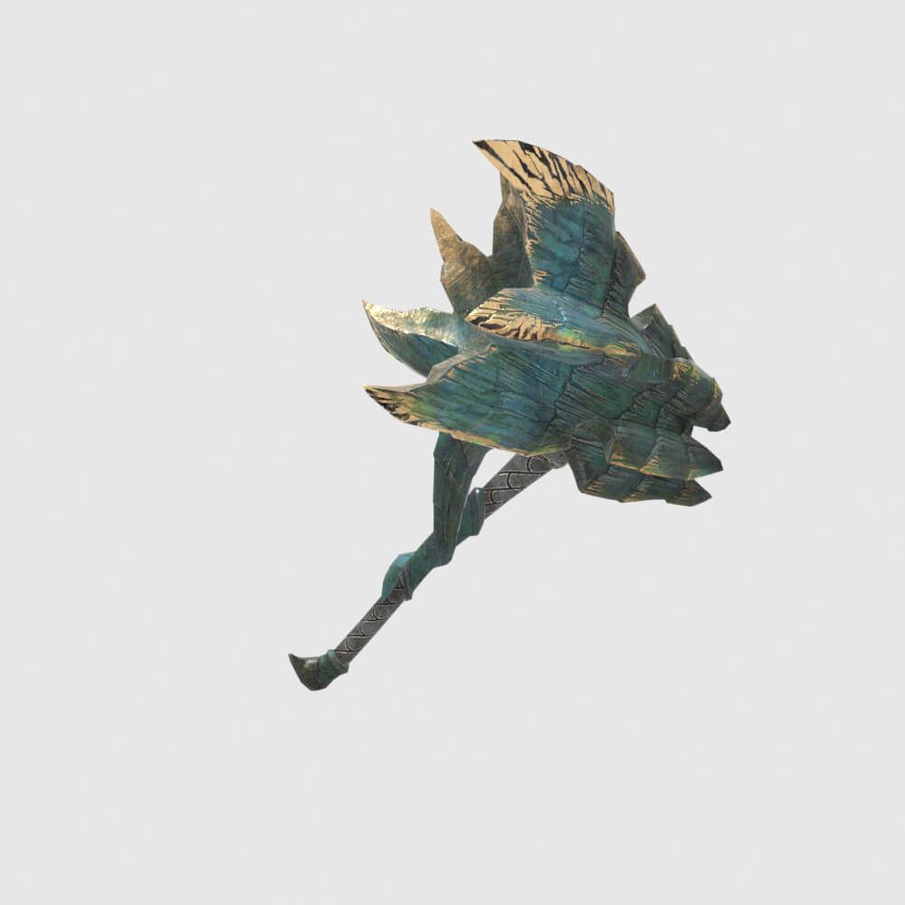 The Grinding Mallet - Monster Hunter World 3D Model